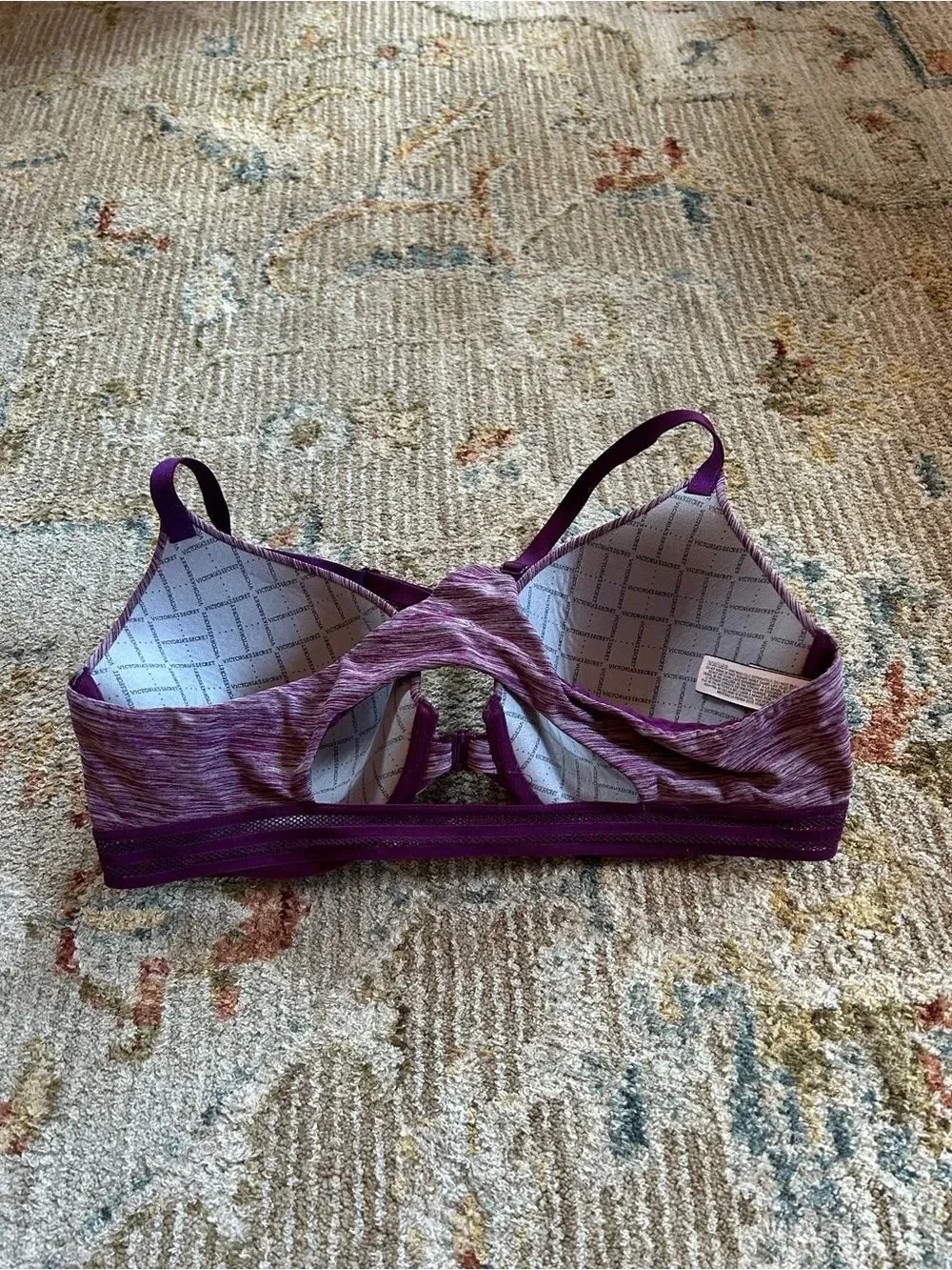 Victoria's Secret Purple Heathered Racerback Bra
